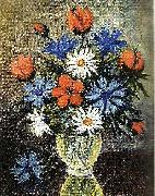 jenny nystrom blomsterstilleben i gul vas oil painting on canvas